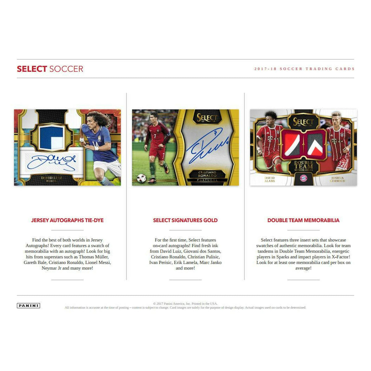 2017/18 Panini Select Soccer Hobby Box