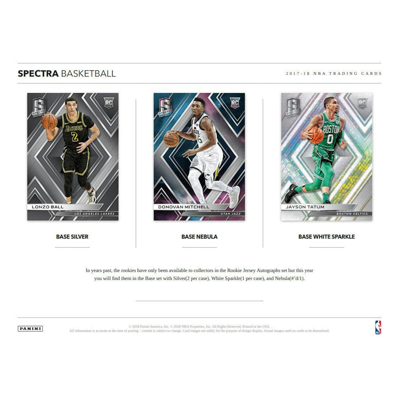 2017/18 Panini Spectra Basketball Hobby 8-Box Case