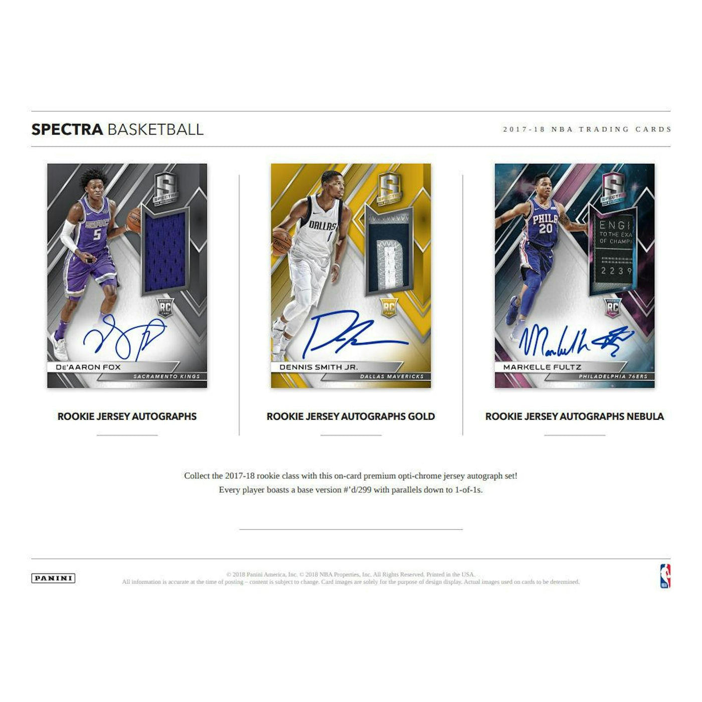 2017/18 Panini Spectra Basketball Hobby 8-Box Case