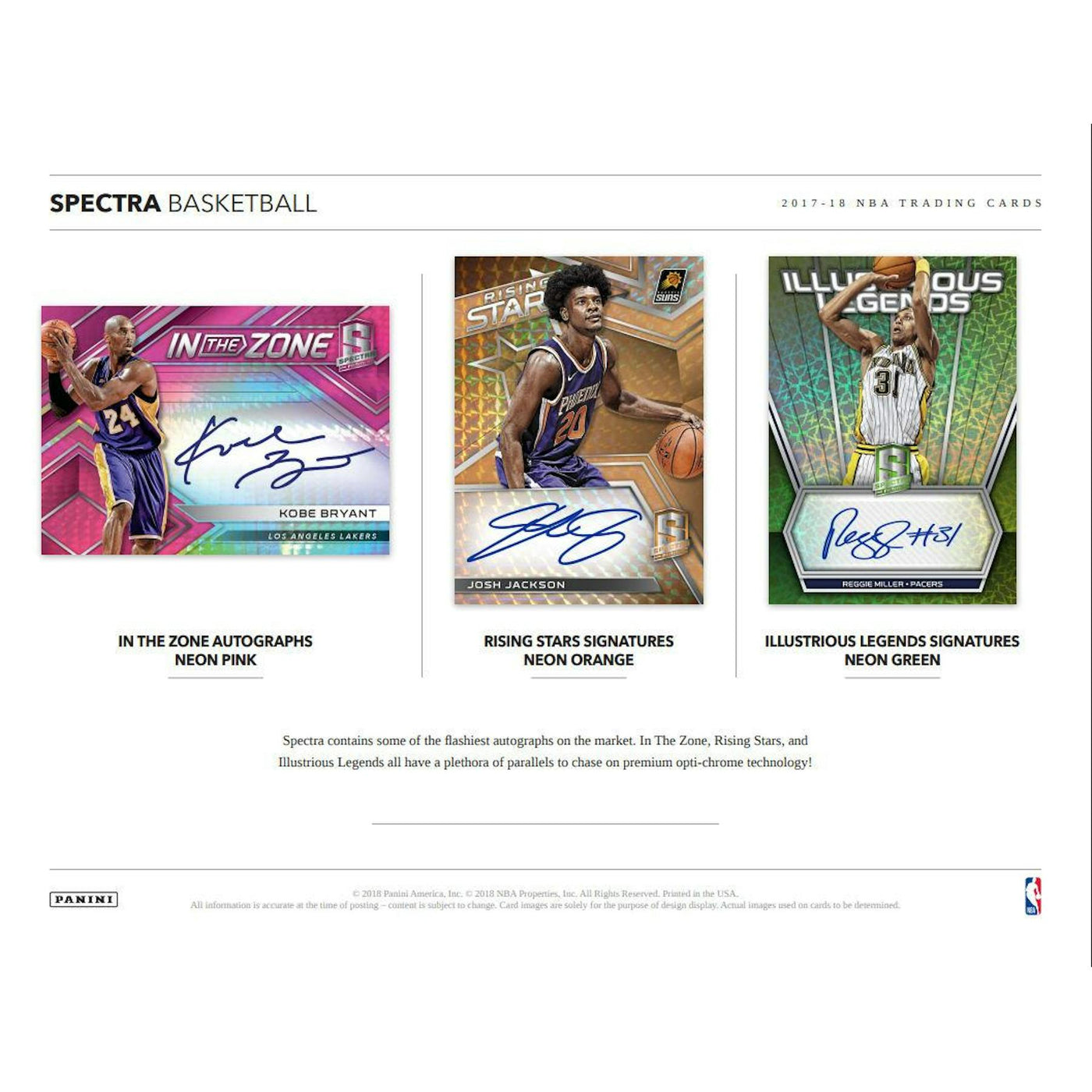 2017/18 Panini Spectra Basketball Hobby Box