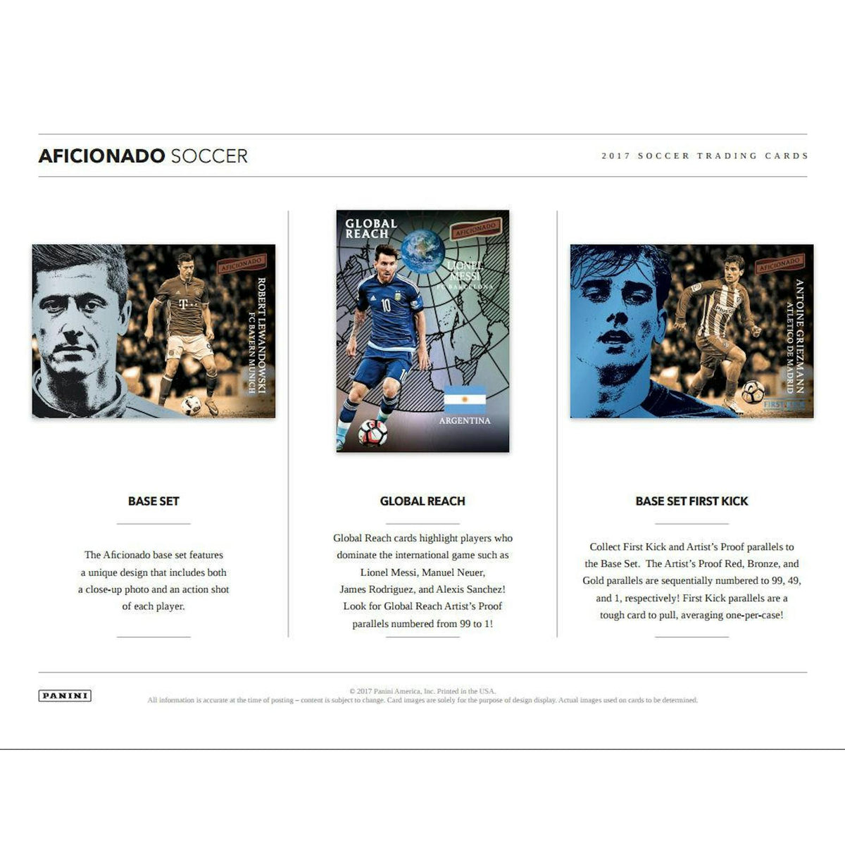 2017 Panini Aficionado Soccer Hobby Box