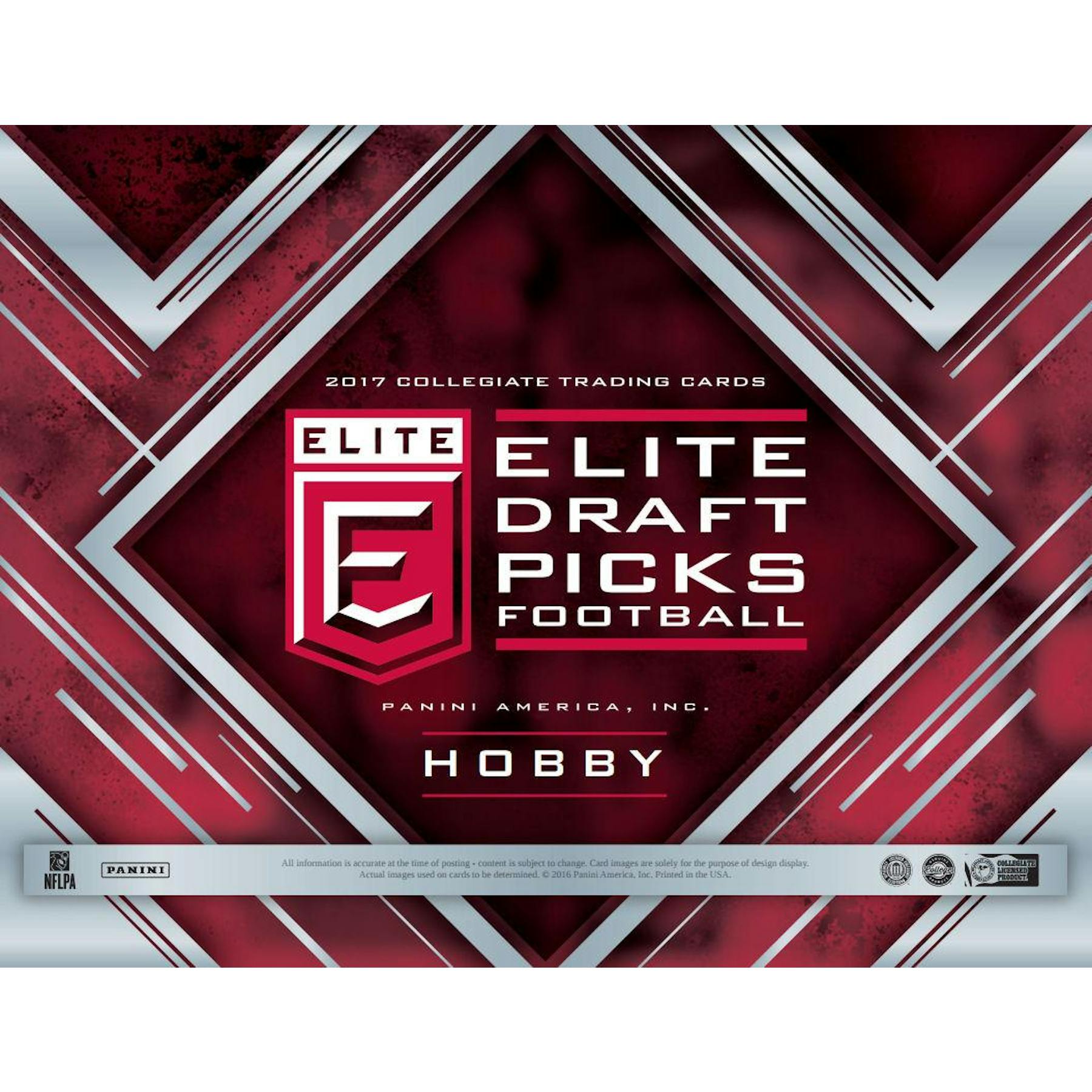 2017 Panini Elite Draft Picks Collegiate Football Hobby Box