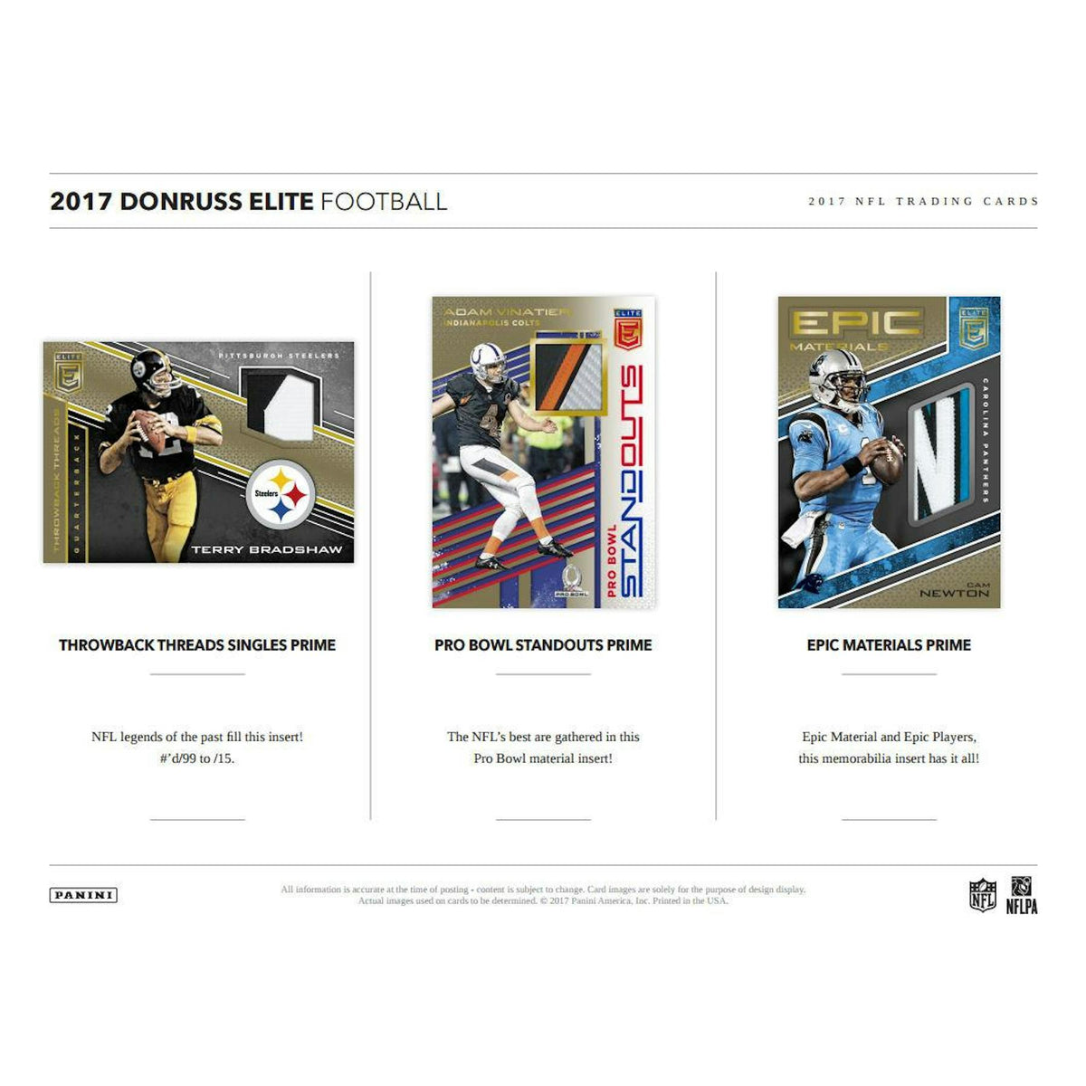 2017 Panini Donruss Elite Football Hobby Box