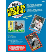 2017 Topps Archives Baseball Hobby Box (Reed Buy)