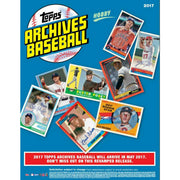 2017 Topps Archives Baseball Hobby Box (Reed Buy)