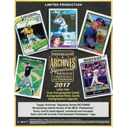 2017 Topps Archives Signature Series Postseason Edition Baseball Hobby Box (Reed Buy)