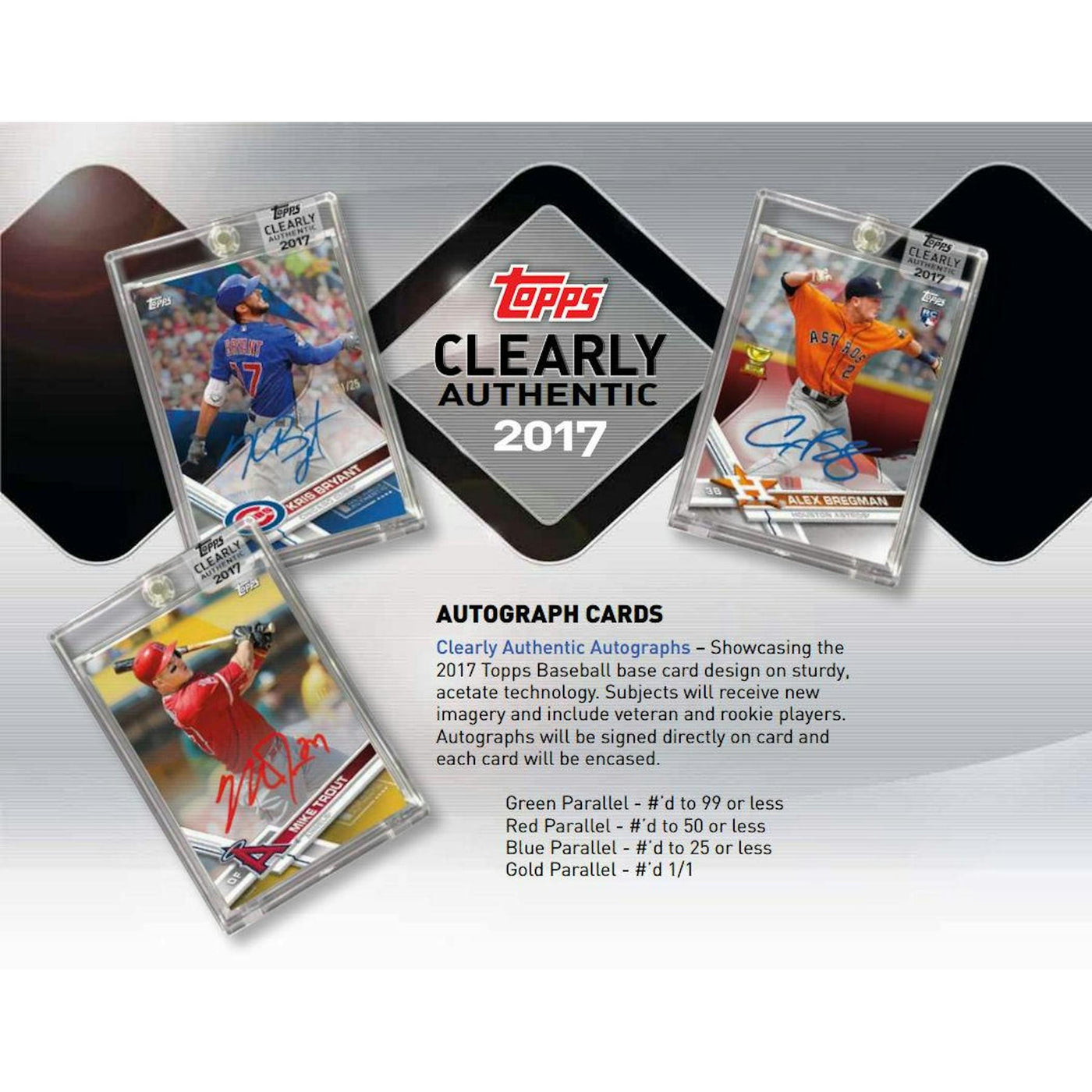 2017 Topps Clearly Authentic Baseball Hobby Box (Reed Buy)