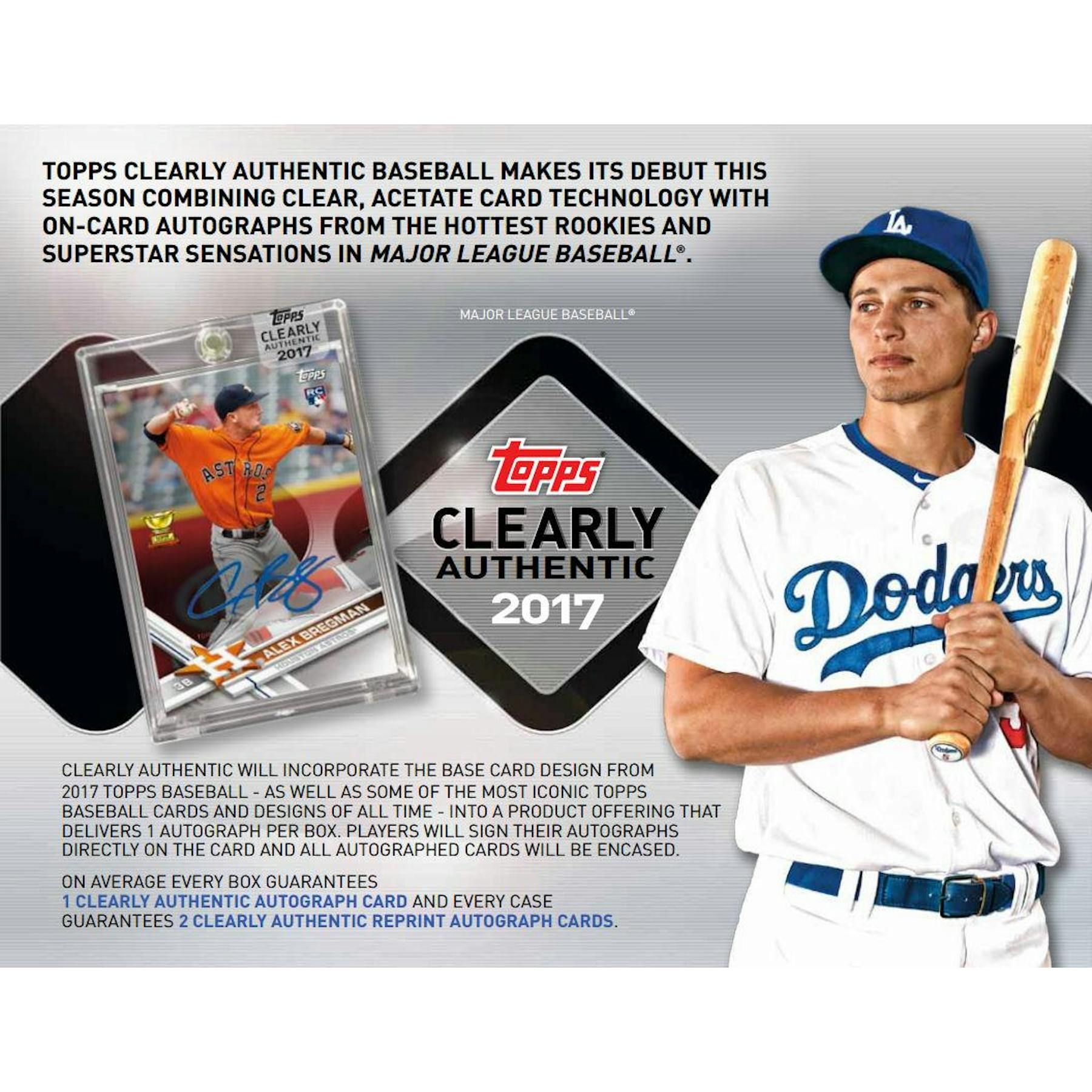 2017 Topps Clearly Authentic Baseball Hobby Box (Reed Buy)