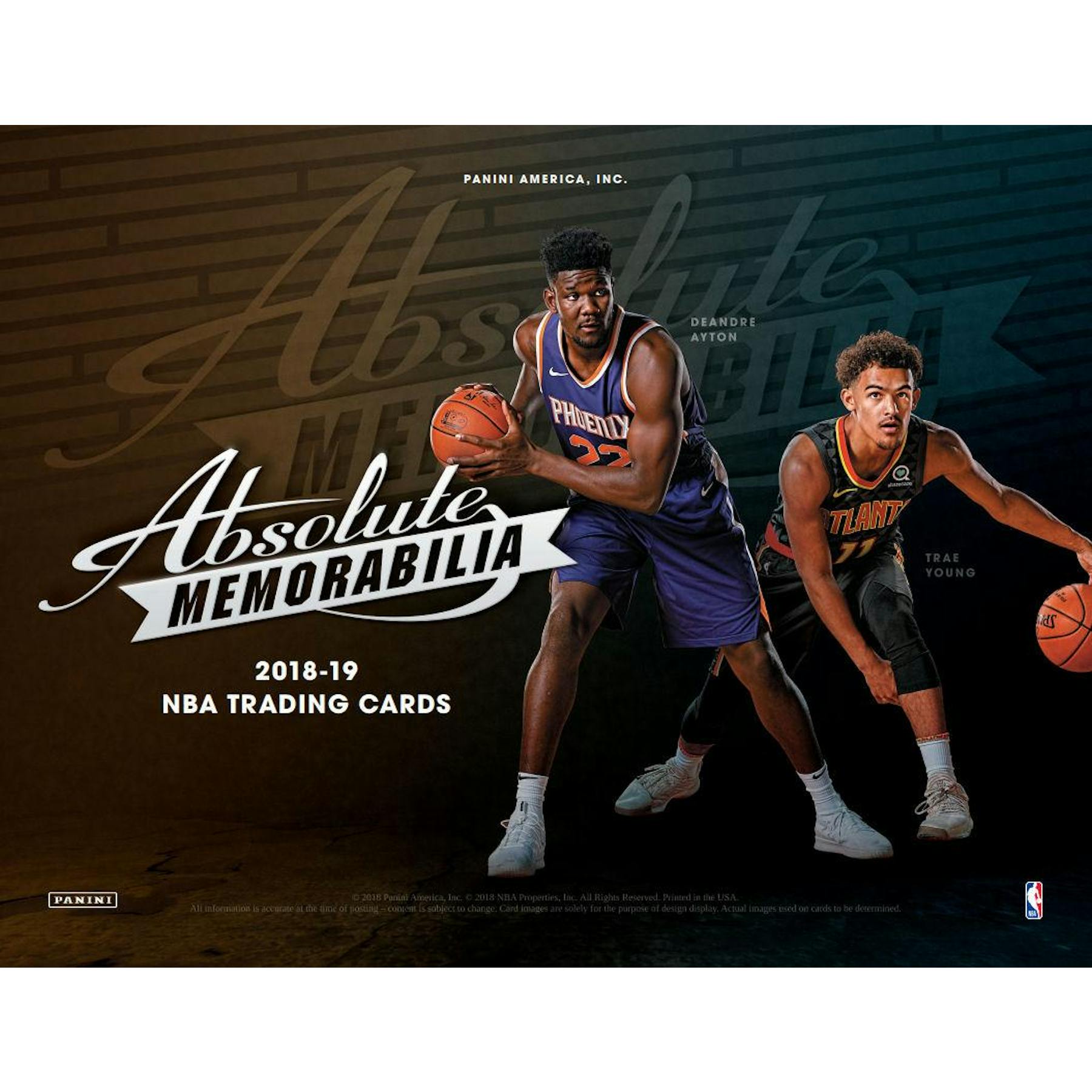 2018/19 Panini Absolute Memorabilia Basketball Hobby Box
