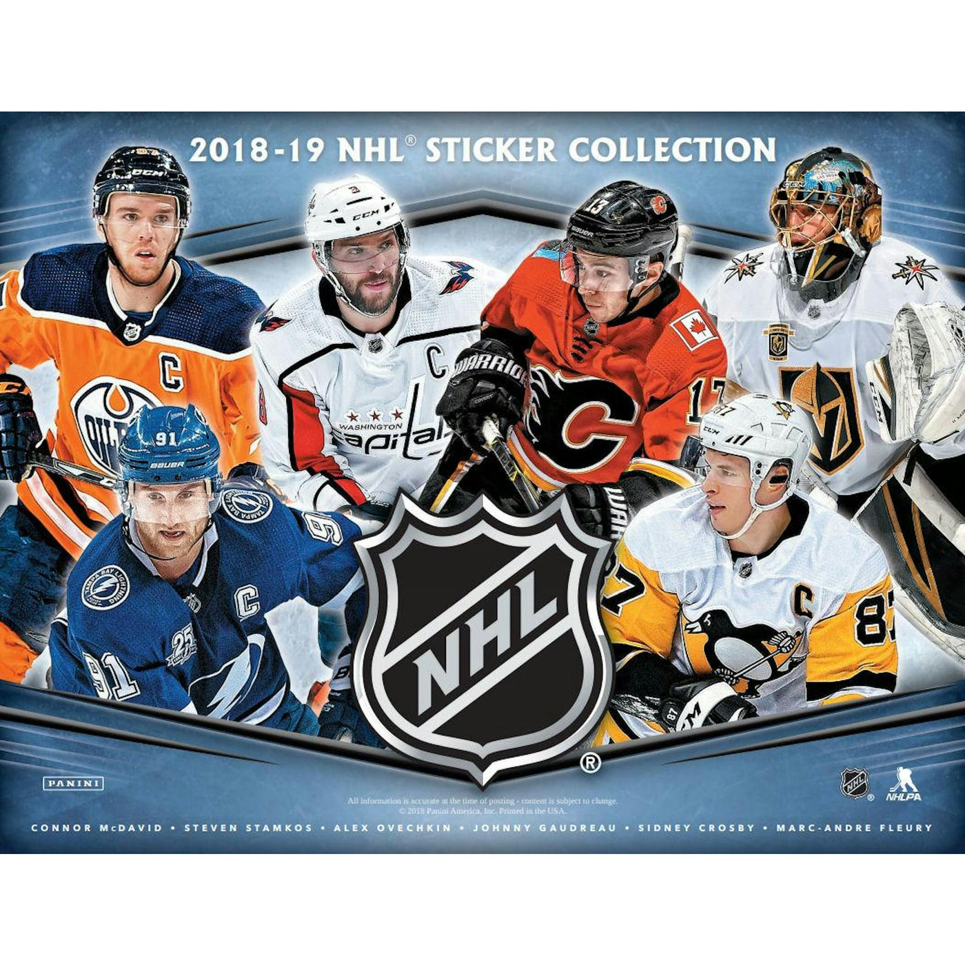 2018/19 Panini NHL Hockey Stickers/Albums Combo Retail Display 4ct Case