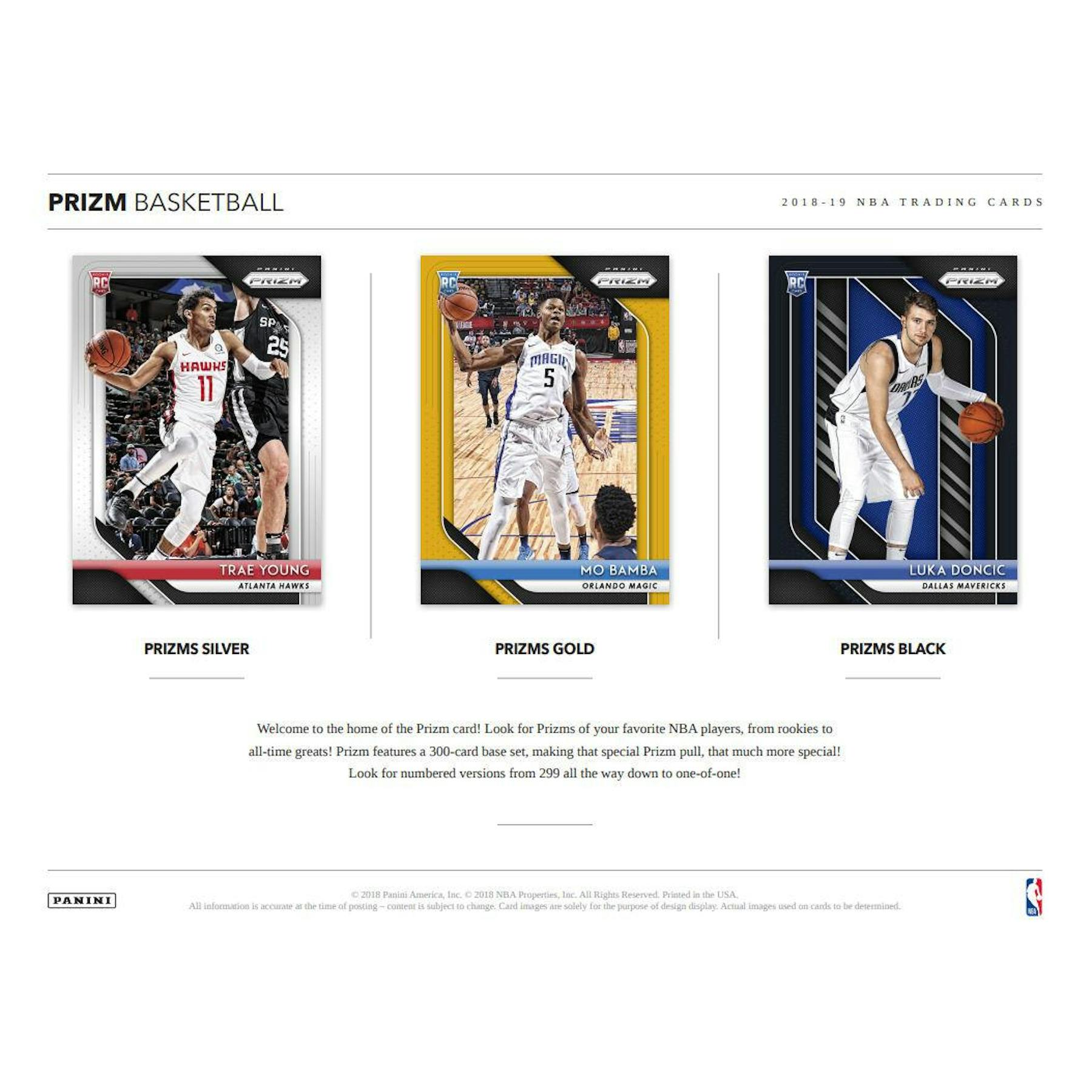2018/19 Panini Prizm Basketball Hobby Box