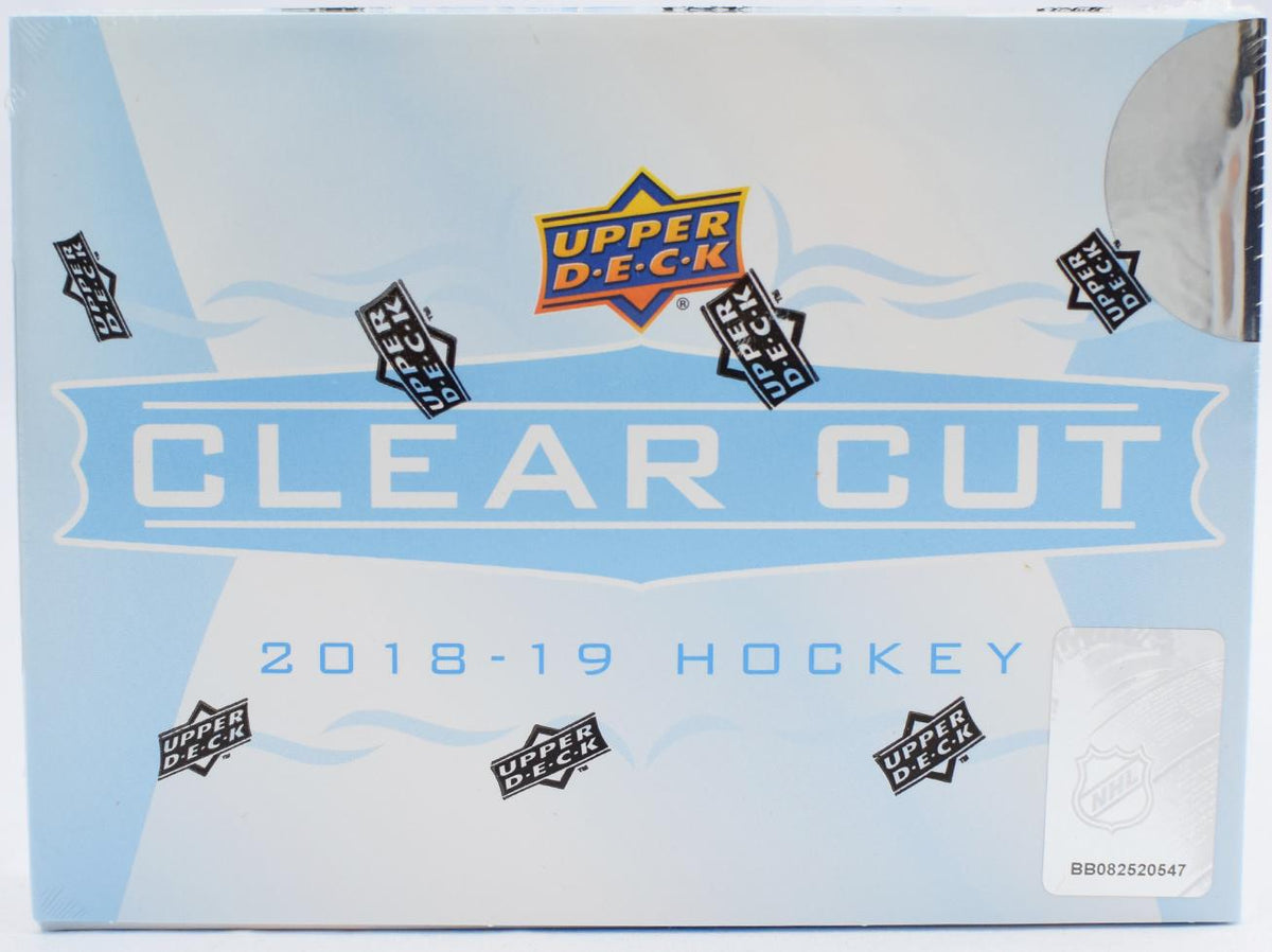 2018/19 Upper Deck Clear Cut Hockey Hobby Box (Reed Buy)