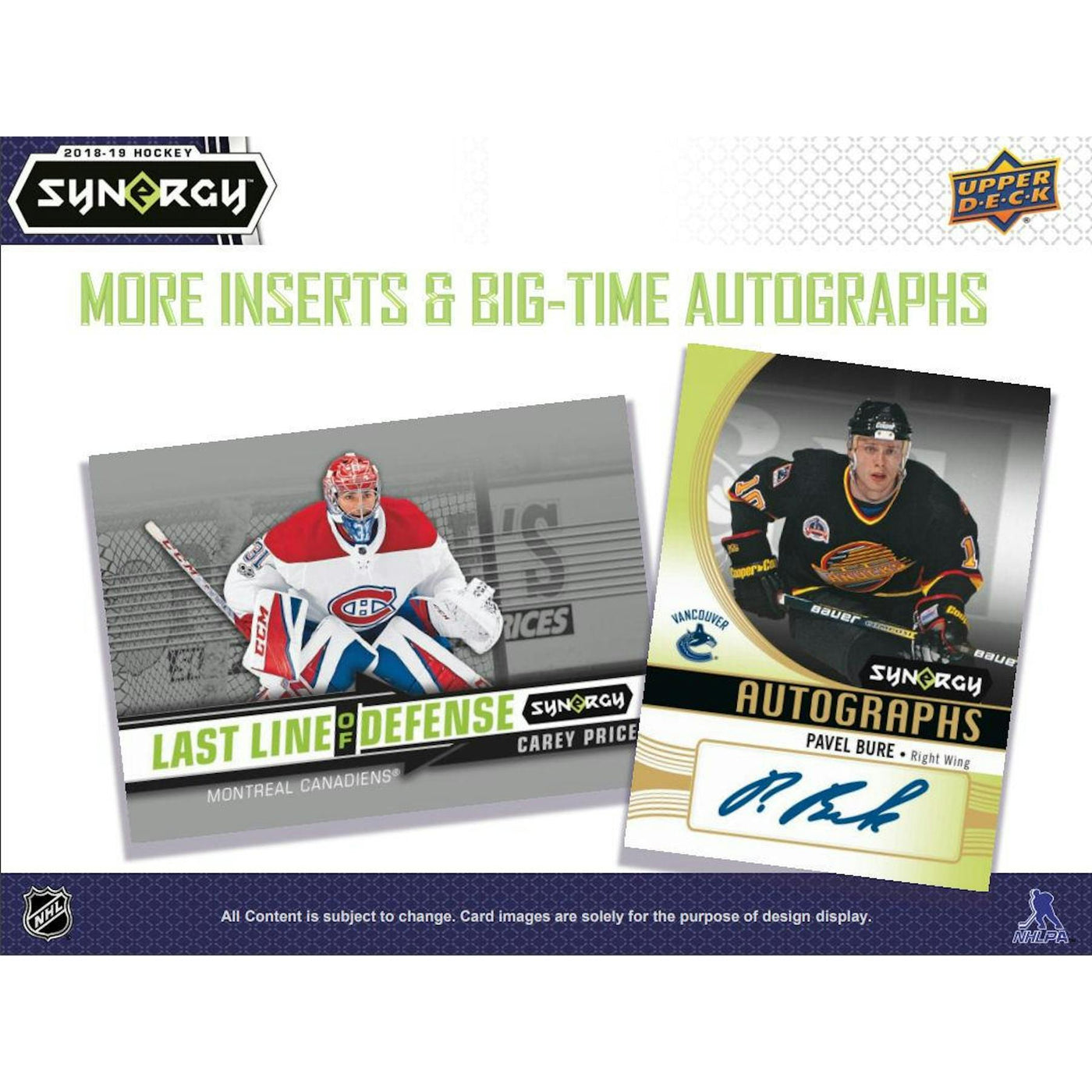 2018/19 Upper Deck Synergy Hockey Hobby Box