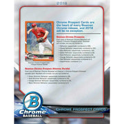 2018 Bowman Chrome Baseball Hobby Box