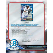 2018 Bowman Chrome Baseball Hobby Box