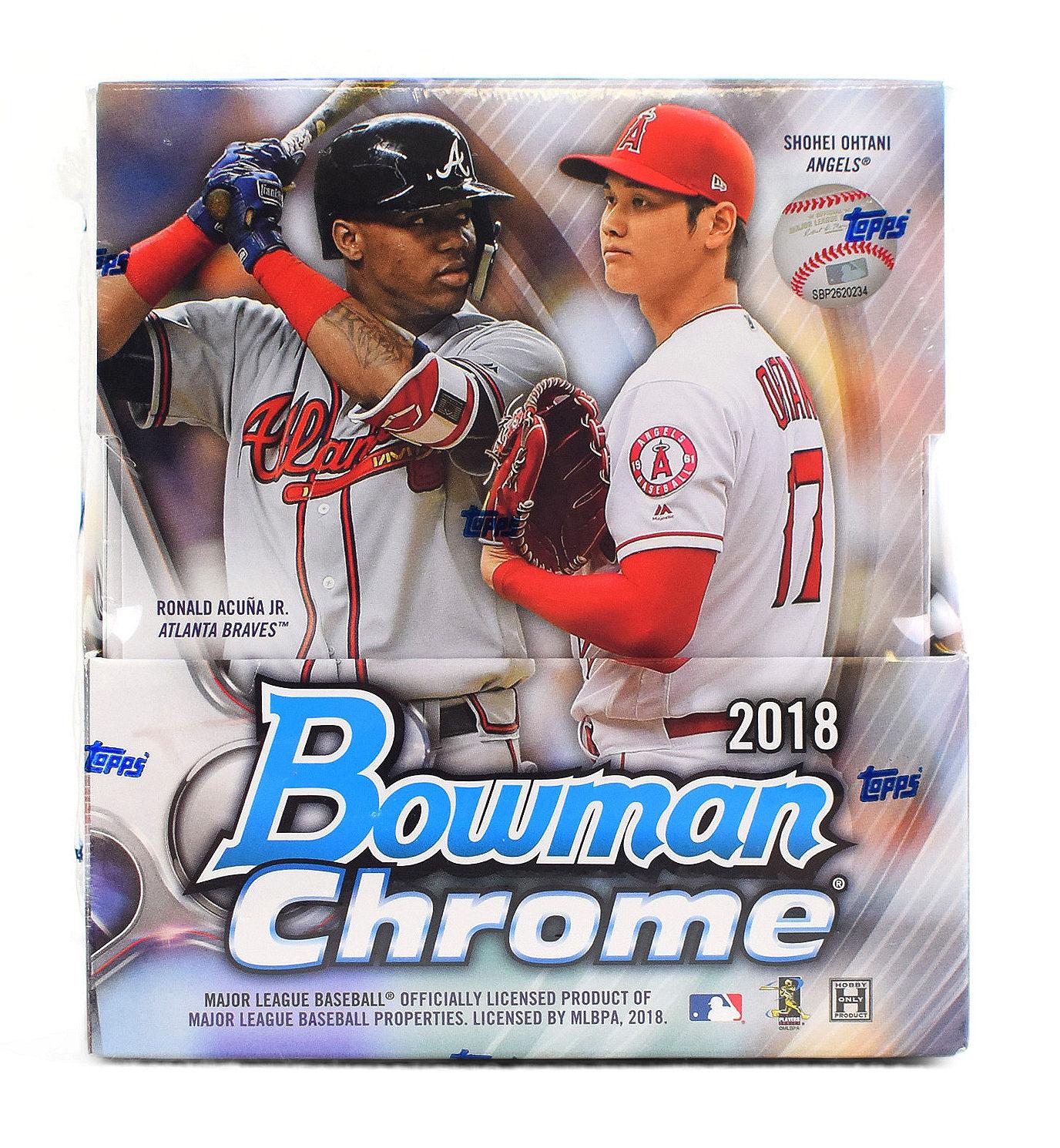 2018 Bowman Chrome Baseball Hobby Box (Reed Buy)