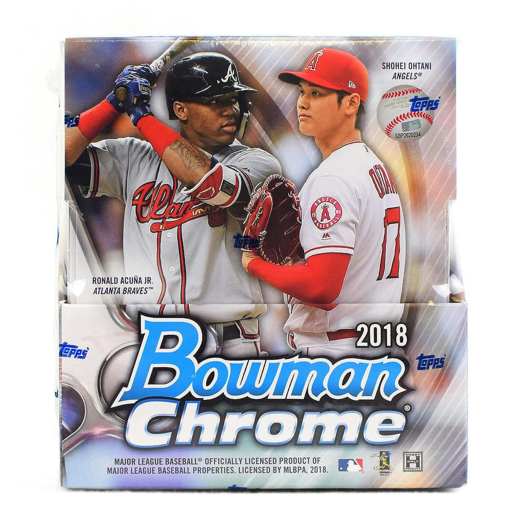 2018 Bowman Chrome Baseball Hobby Box (Reed Buy)