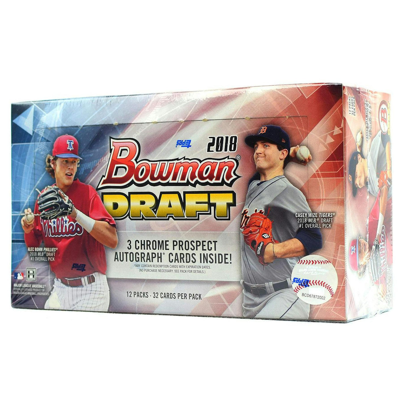 2018 Bowman Draft Baseball Hobby Jumbo Box