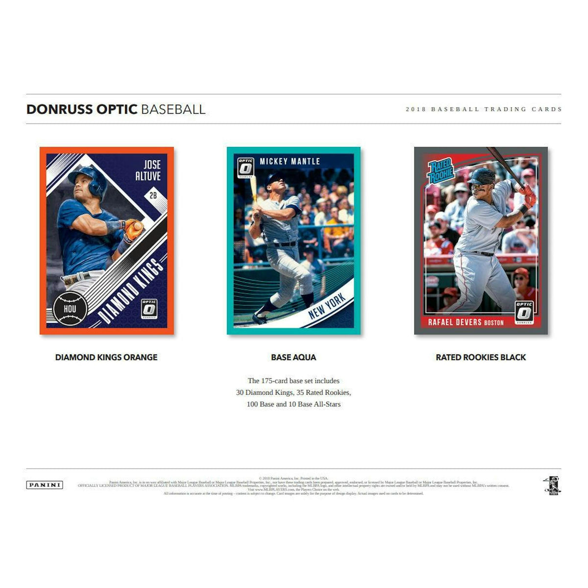 2018 Panini Donruss Optic Baseball Hobby Box