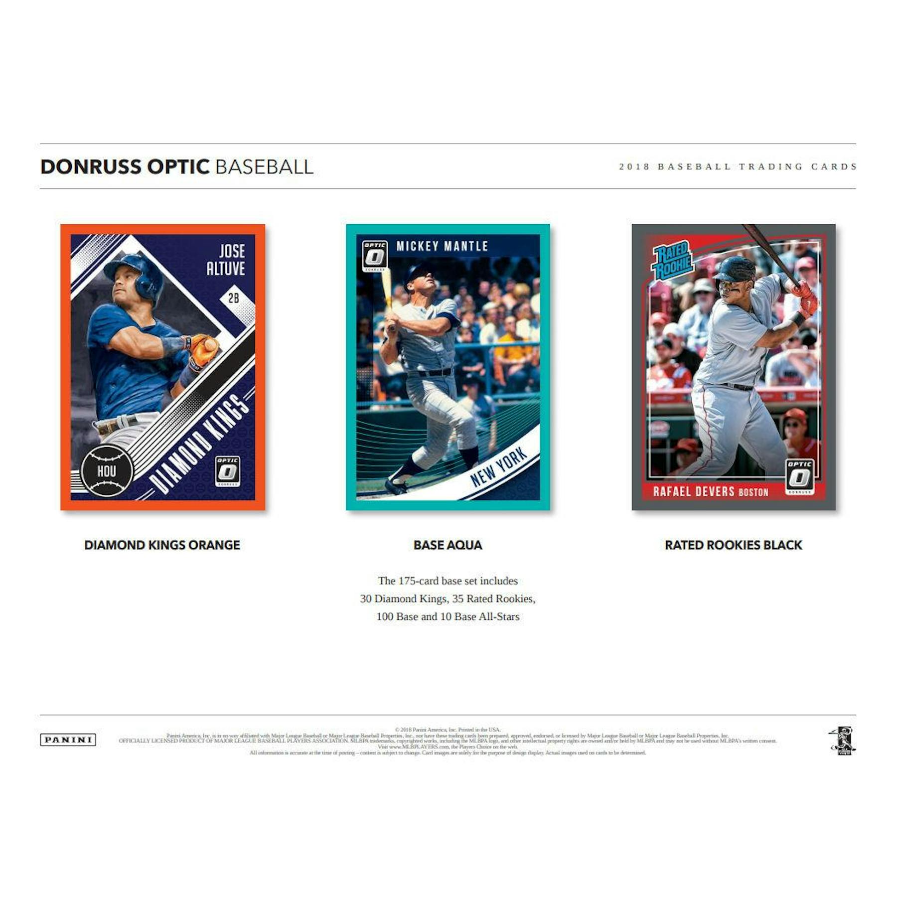 2018 Panini Donruss Optic Baseball Hobby Box