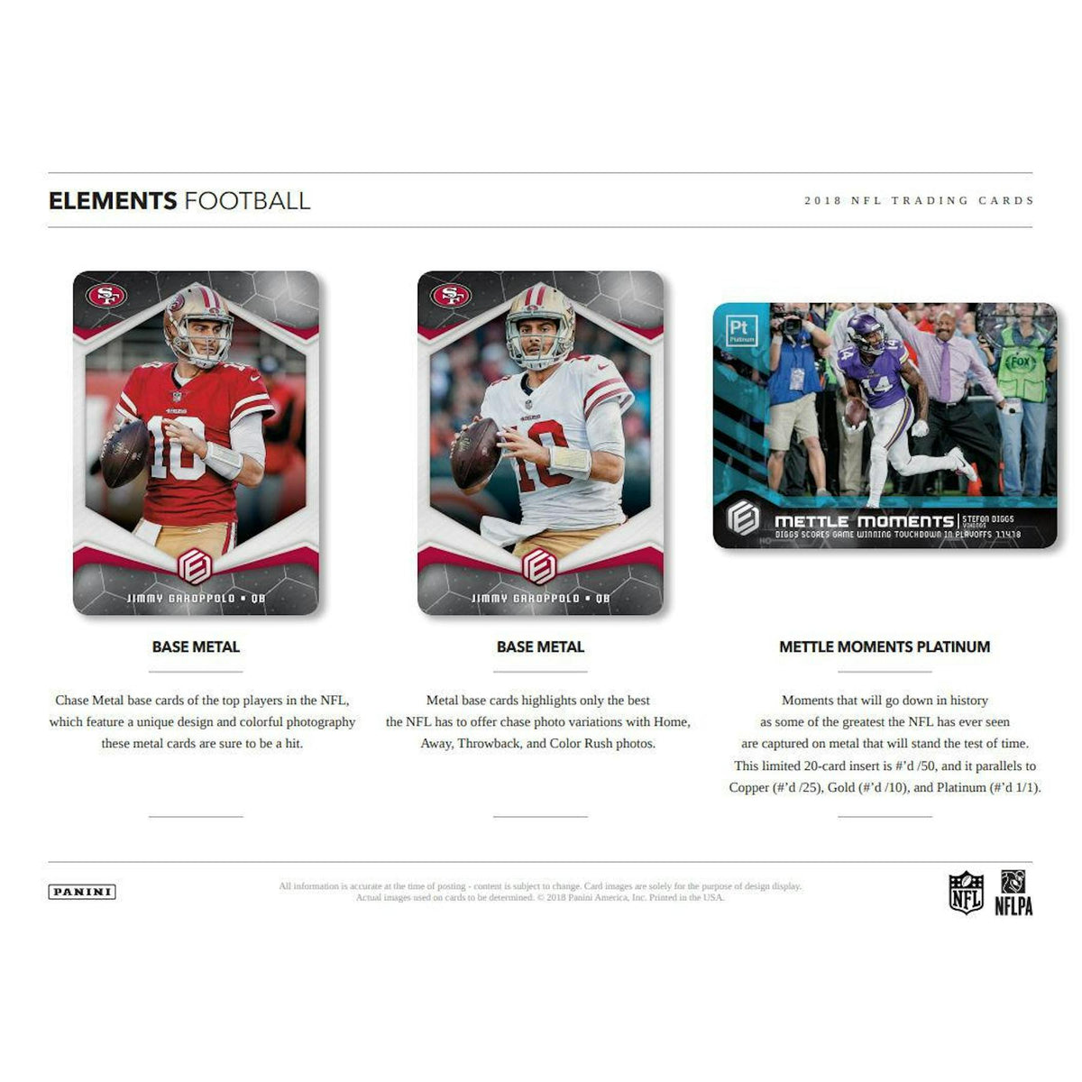 2018 Panini Elements Football Hobby Box