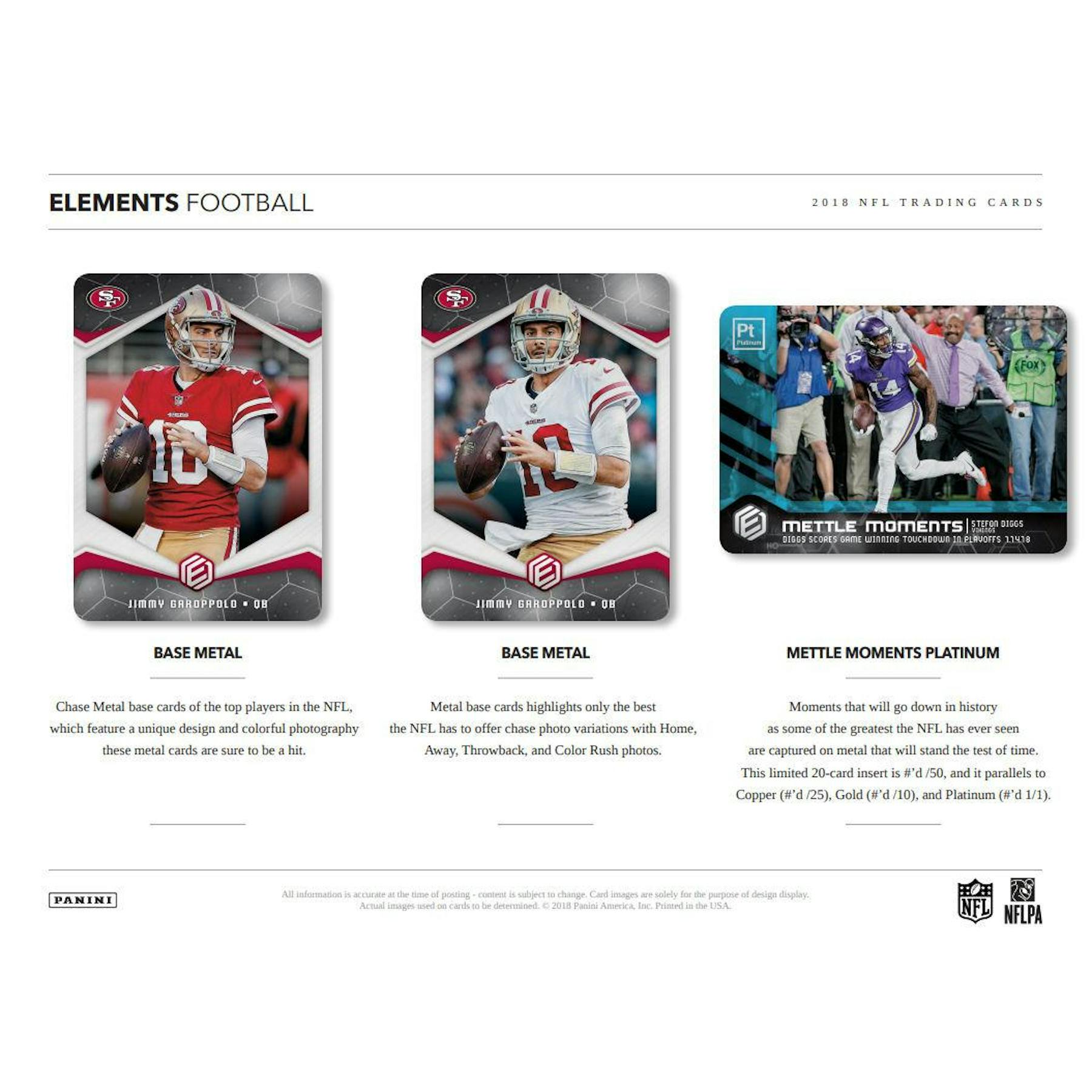 2018 Panini Elements Football Hobby Box