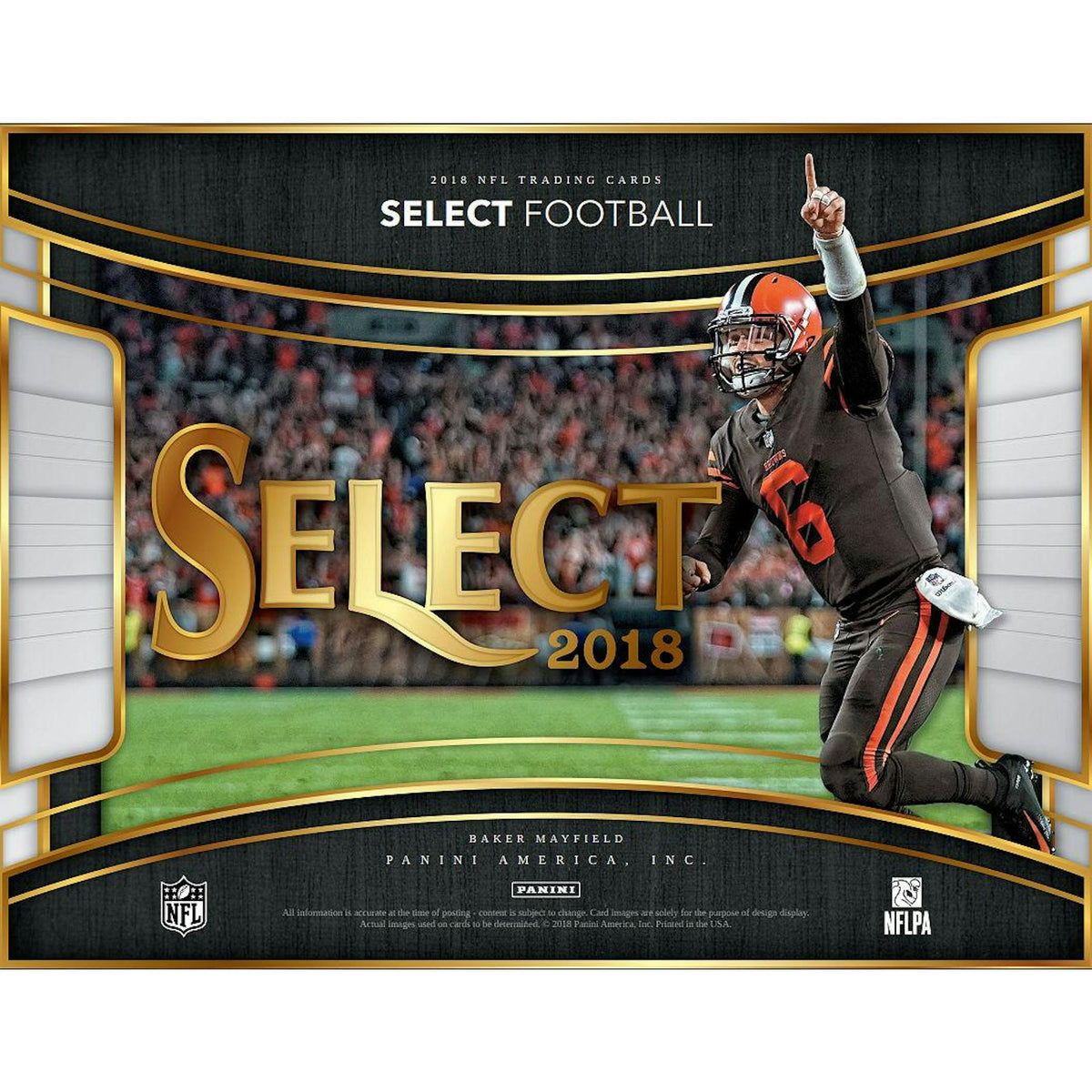2018 Panini Select Football Hobby 12-Box Case