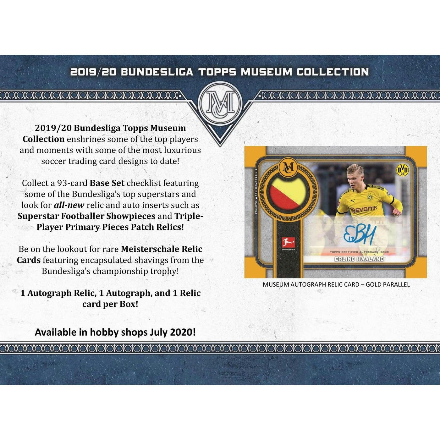 2019/20 Topps Bundesliga Museum Collection Soccer Hobby Box