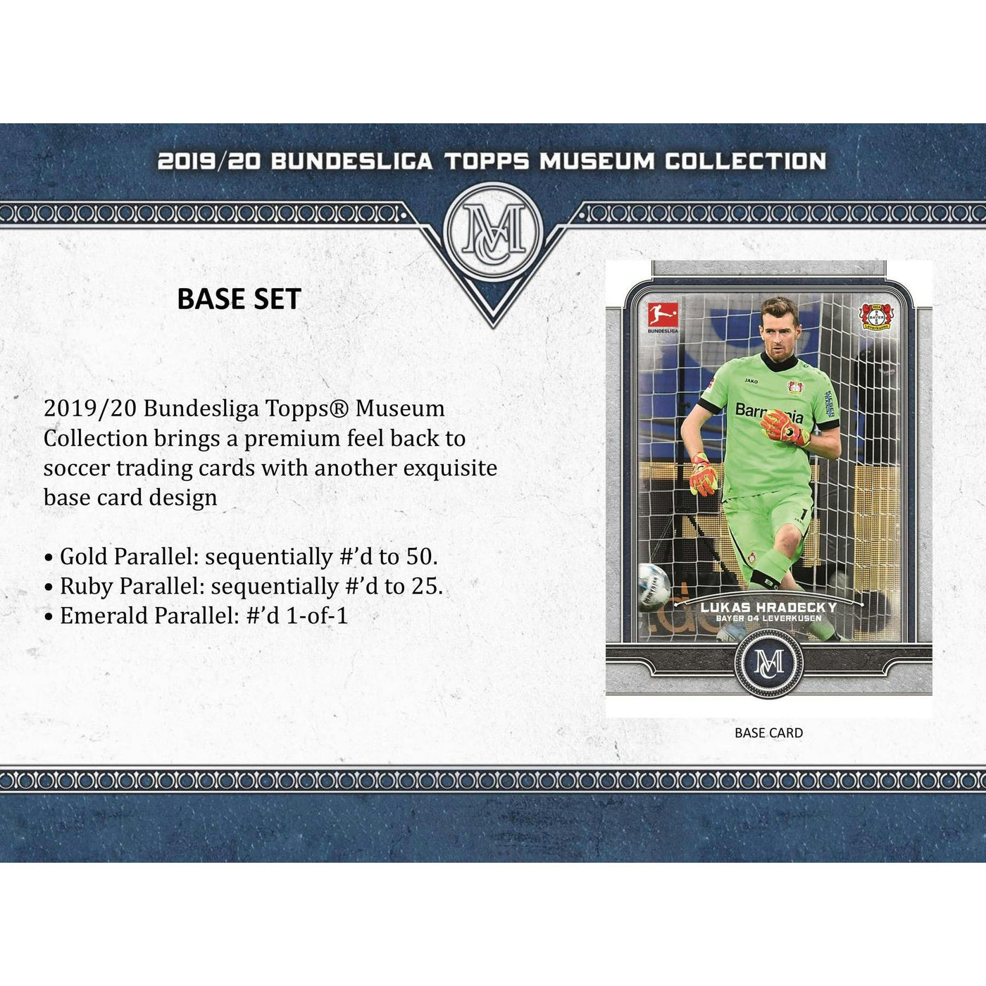 2019/20 Topps Bundesliga Museum Collection Soccer Hobby Box