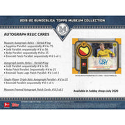 2019/20 Topps Bundesliga Museum Collection Soccer Hobby Box