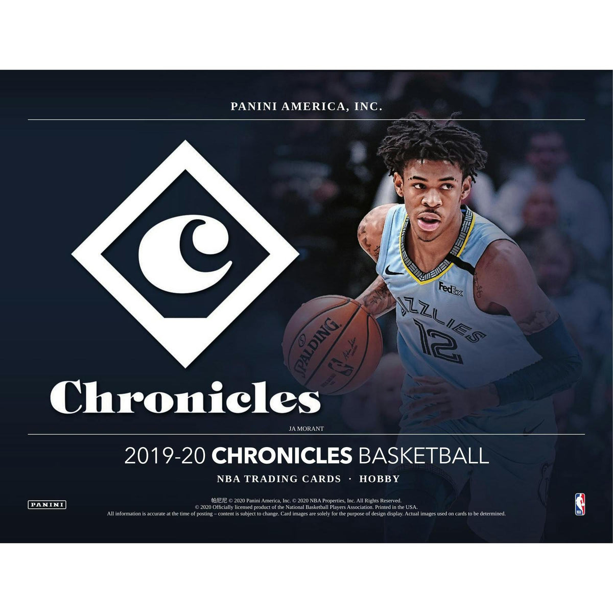 2019/20 Panini Chronicles Basketball Hobby Pack