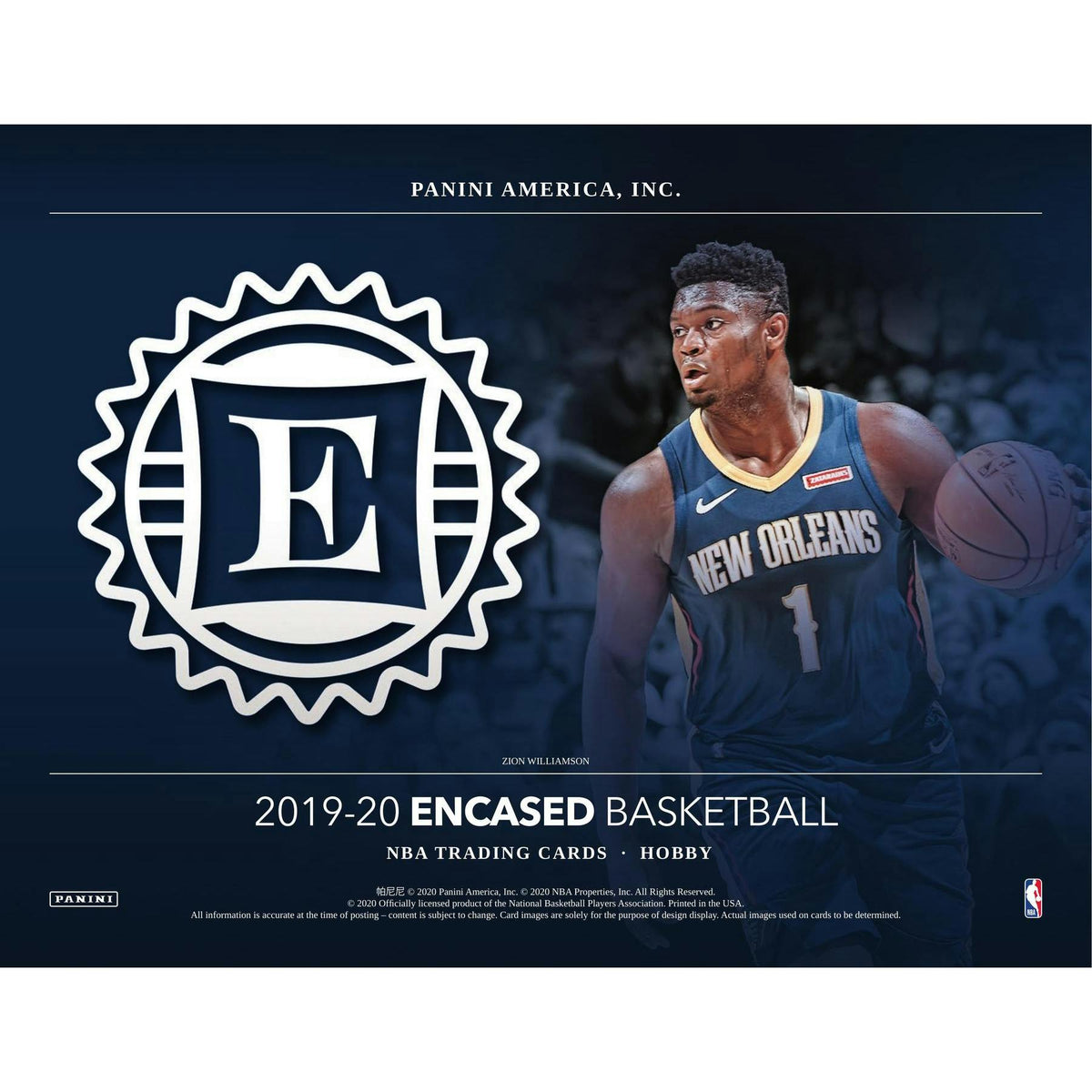 2019/20 Panini Encased 1st Off The Line FOTL Basketball Hobby Box