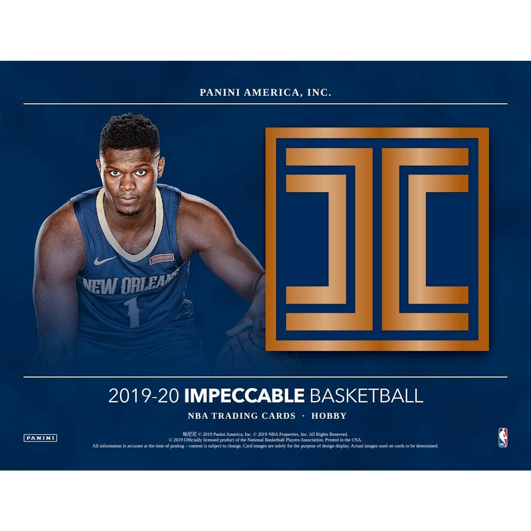 2019/20 Panini Impeccable 1st Off The Line FOTL Basketball Hobby Box