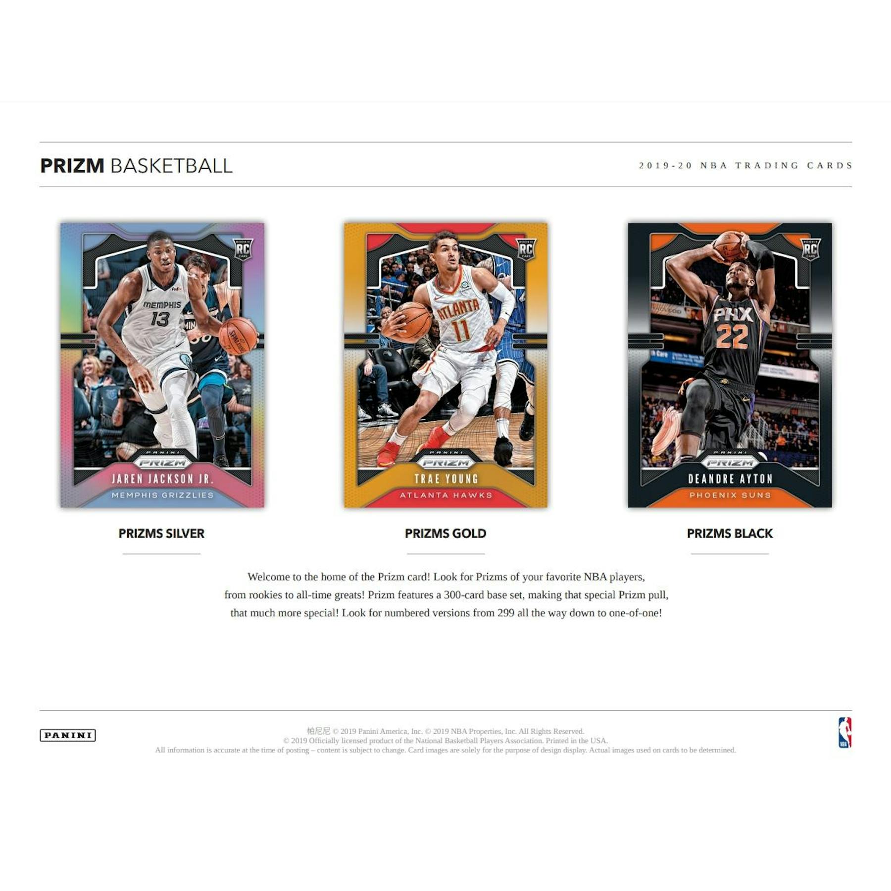 2019/20 Panini Prizm Basketball Hobby Box