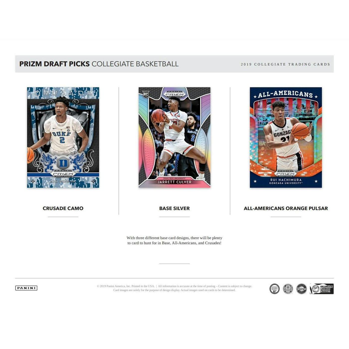 2019/20 Panini Prizm Draft Picks Basketball Hobby Pack
