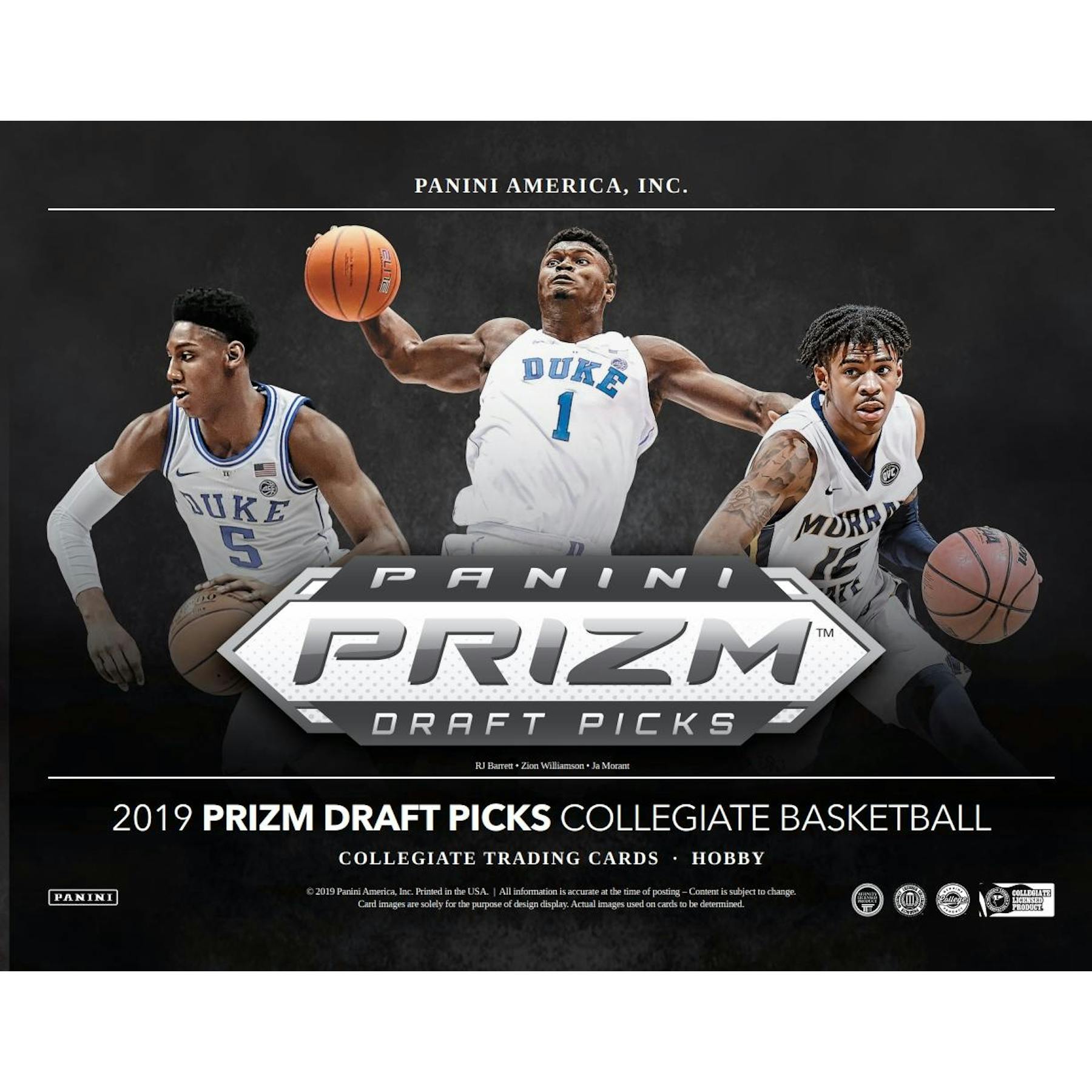 2019/20 Panini Prizm Draft Picks Basketball Hobby Pack