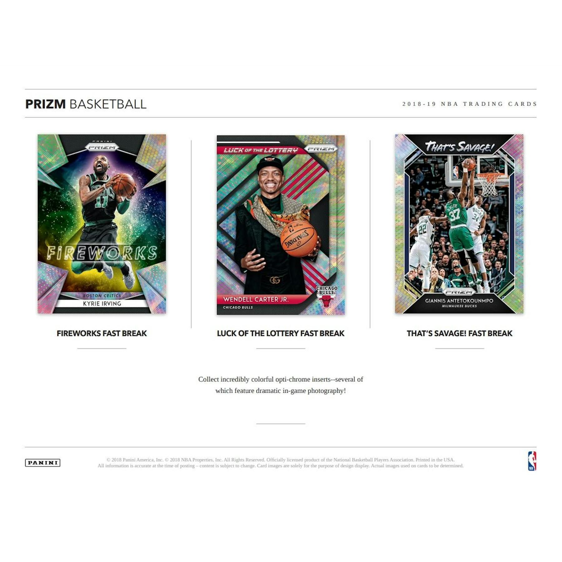 2019/20 Panini Prizm Fast Break Basketball Pack