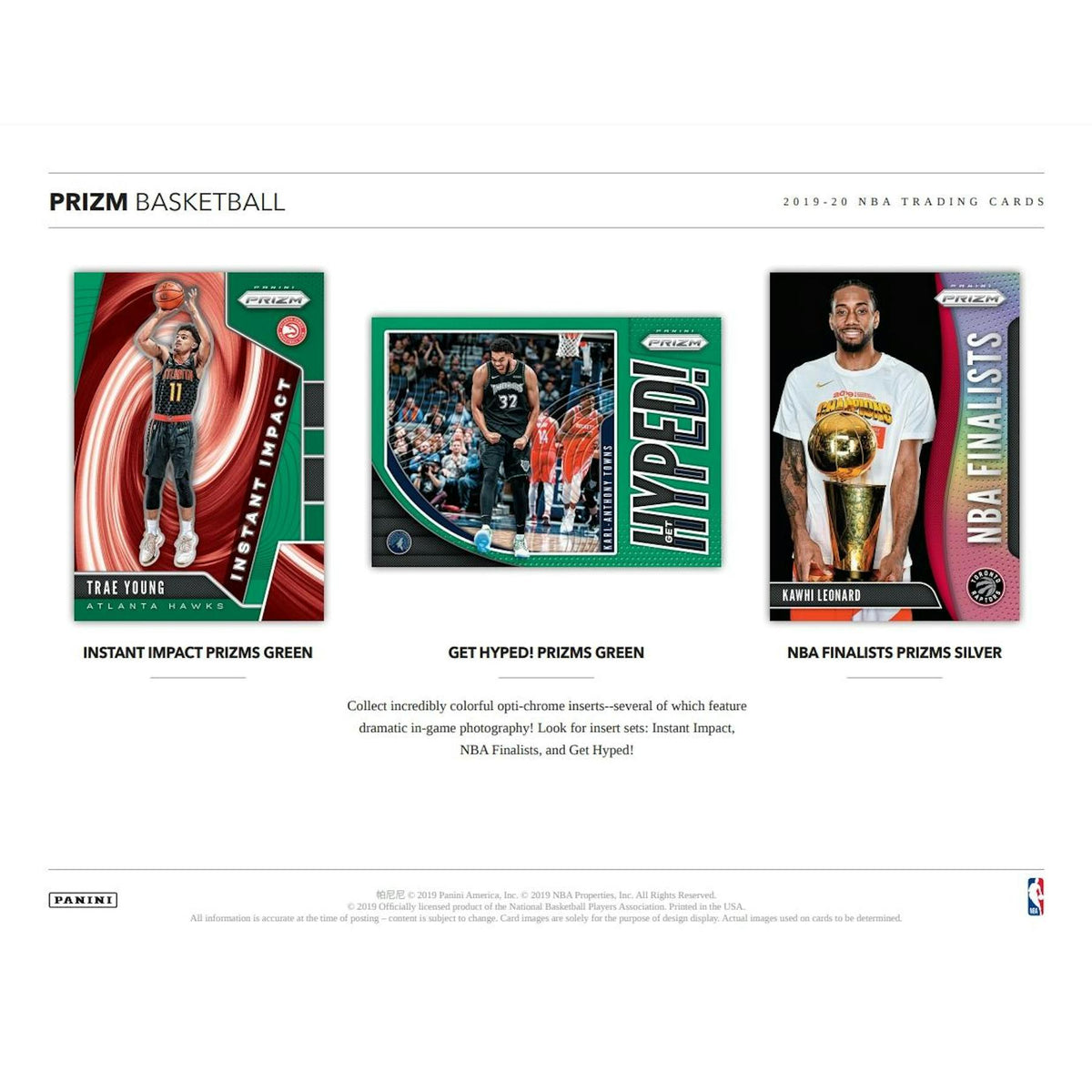 2019/20 Panini Prizm Basketball Multi Cello Pack