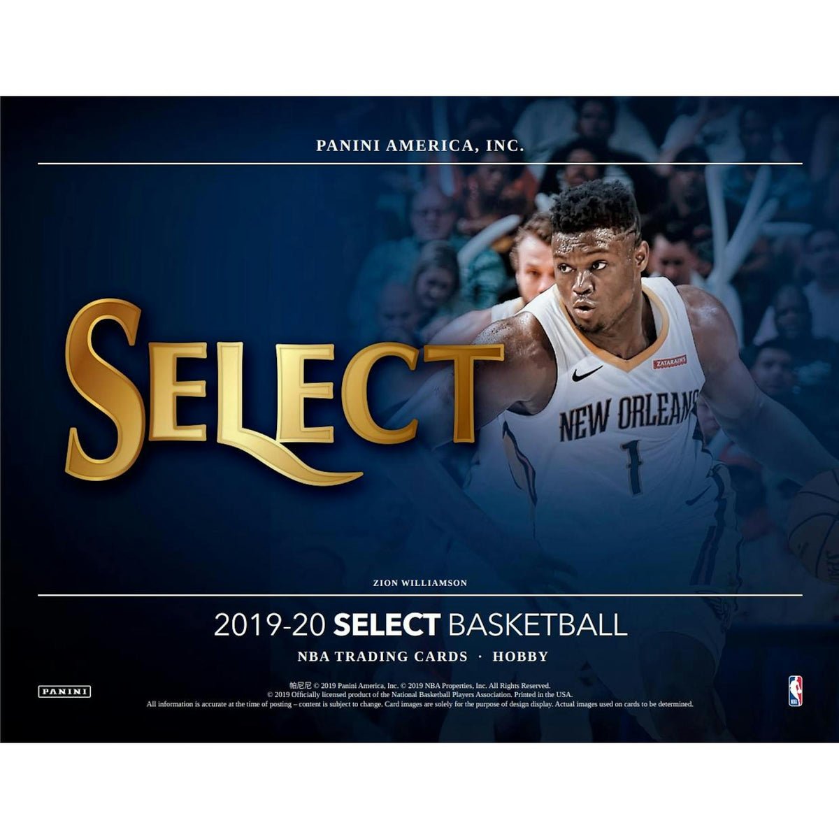 2019/20 Panini Select Basketball Hobby Pack