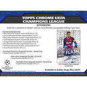 2019/20 Topps Chrome UEFA Champions League Soccer Hobby Box
