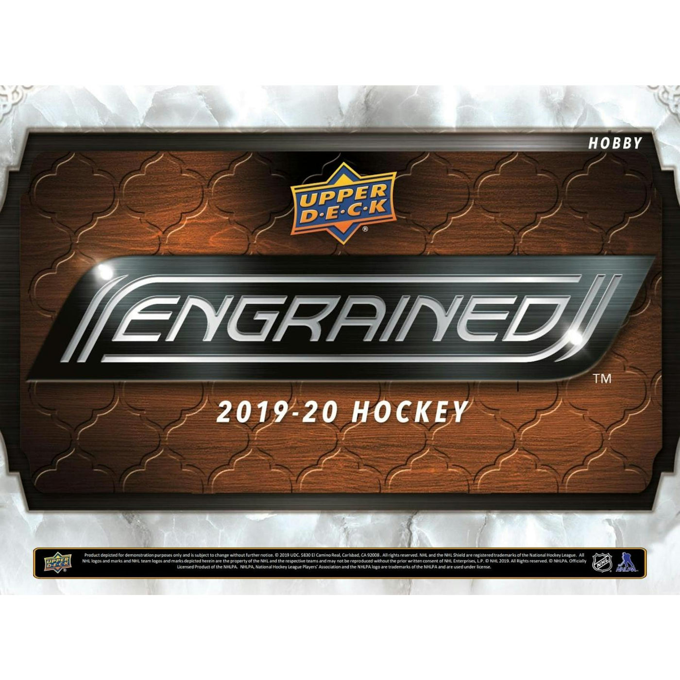 2019/20 Upper Deck Engrained Hockey Hobby Box