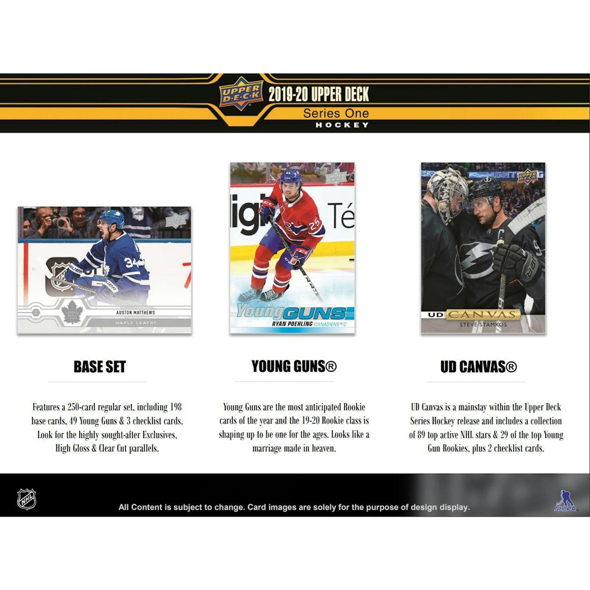 2019/20 Upper Deck Series 1 Hockey Tin (Box) Case (12 Ct.) (Reed Buy)