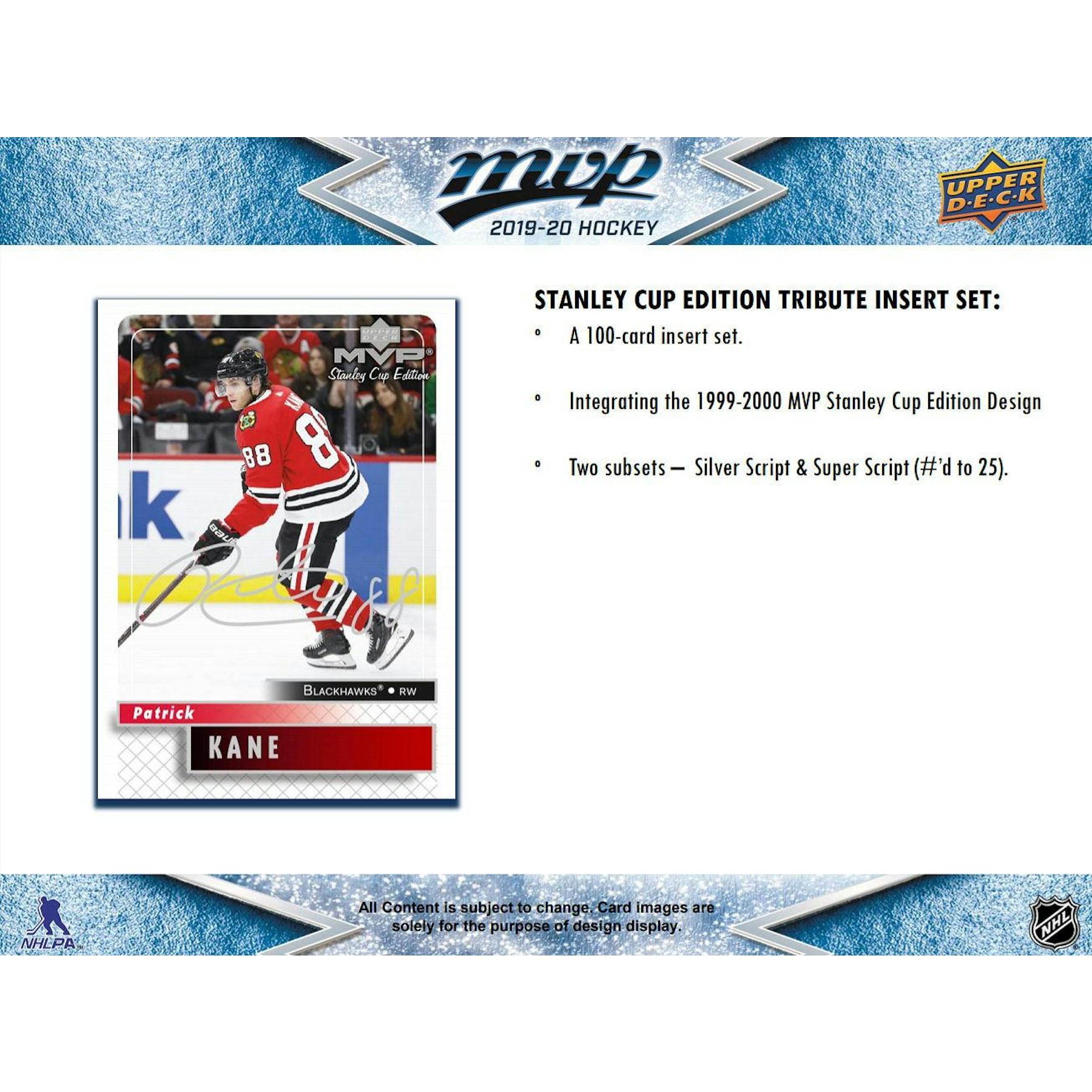 2019/20 Upper Deck MVP Hockey Hobby Pack