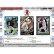 2019 Bowman Baseball Hobby Jumbo 8-Box Case