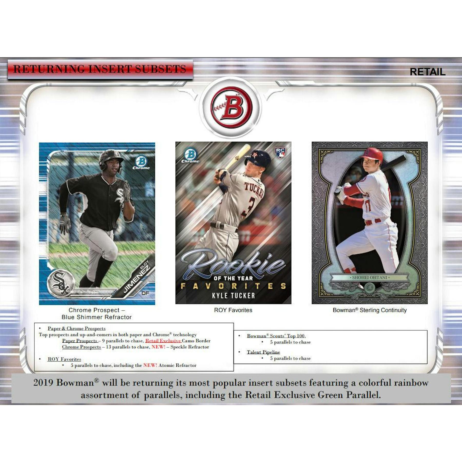 2019 Bowman Baseball Blaster Box (Reed Buy)