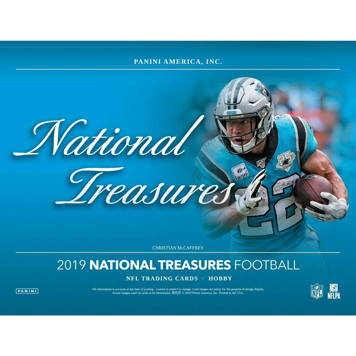 2019 Panini National Treasures Football Hobby Box