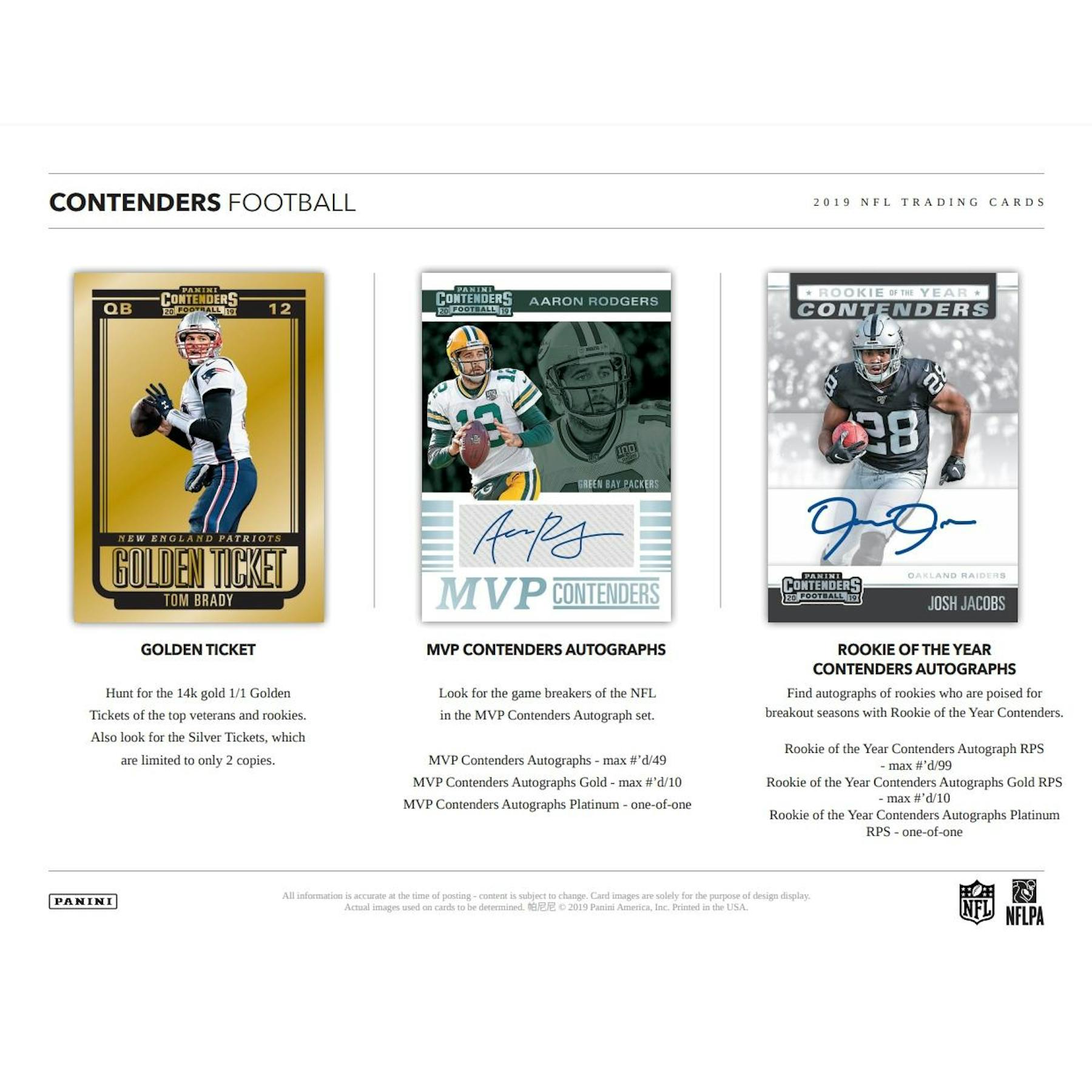 2019 Panini Contenders Football Hobby 12-Box Case