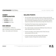 2019 Panini Contenders Football Hobby 12-Box Case