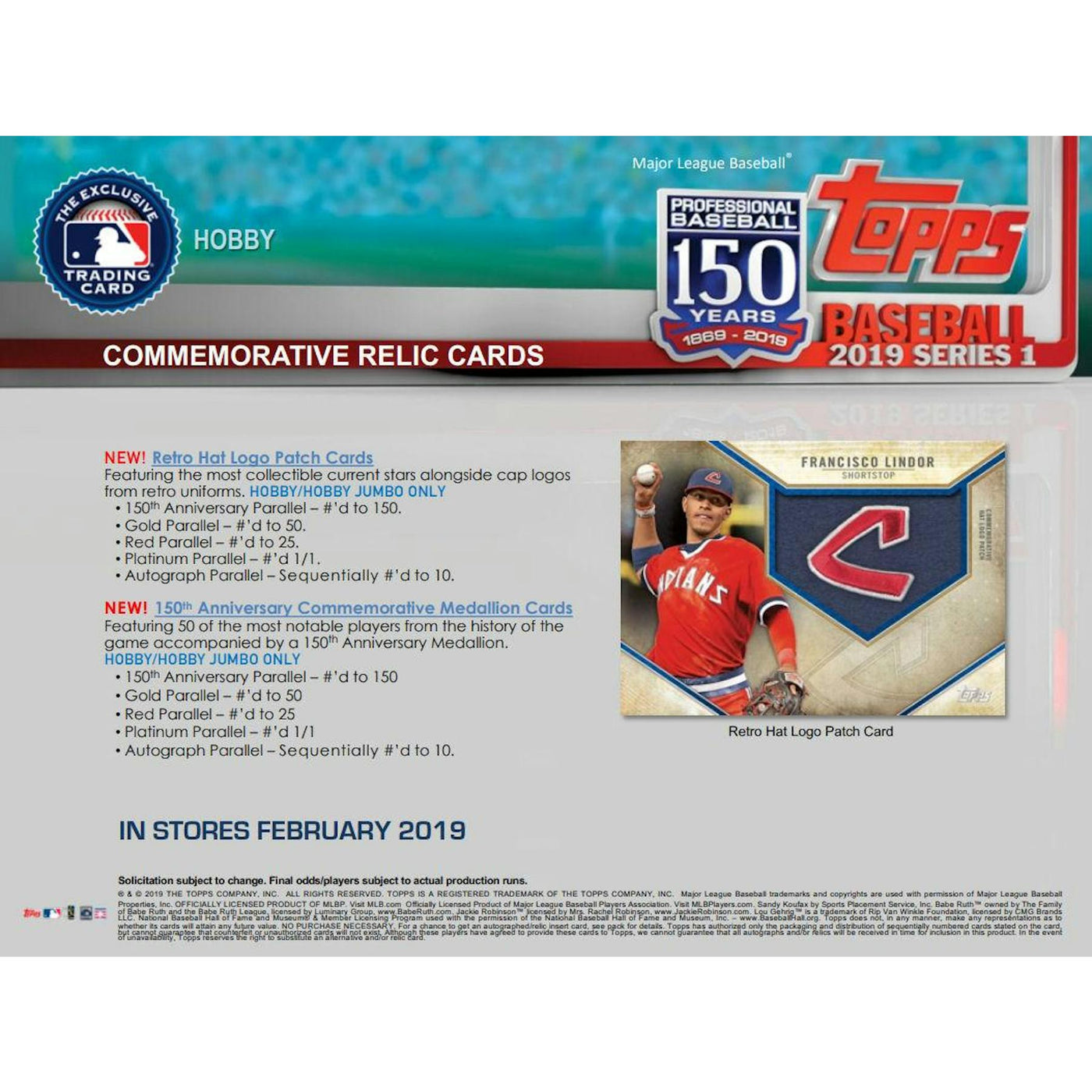 2019 Topps Series 1 Baseball Hobby Jumbo Pack