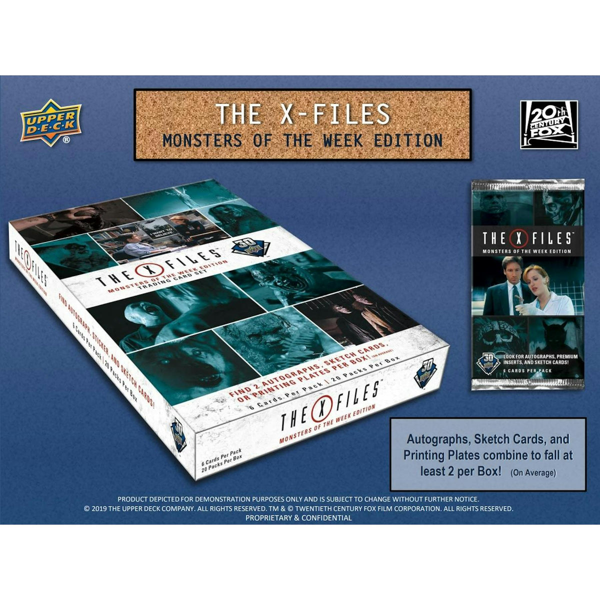 2024 Upper Deck The X-Files: Monsters of the Week Trading Cards 12-Box Case